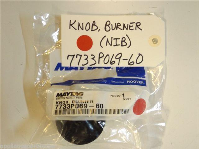 Maytag Stove 7733P069-60 Knob, Burner NEW IN BOX Maytag Stove 7733P069-60 Knob, Burner NEW IN BOX